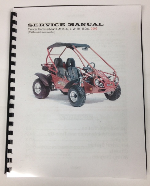 Twister Hammerhead 150 Service Manual